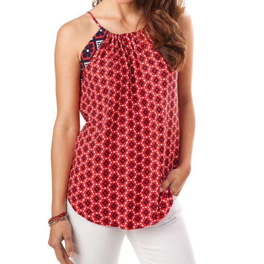 Southern Tide Blake Cami in Cayenne size Medium